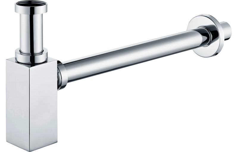 Modern Square Bottle Trap - Chrome - KPSB105681