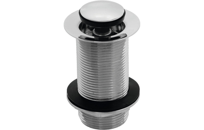 Unslotted Round Basin Waste - Chrome - KPSB105683