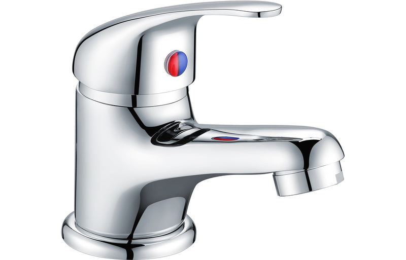 Heddon Cloakroom Basin Mixer & Waste - Chrome 1.5 Bar - KPSB105701