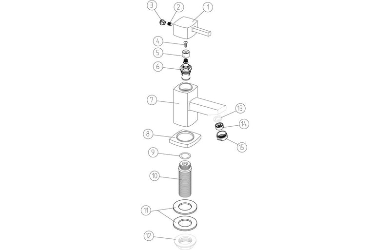 Thames Basin Taps - Chrome 0.5 Bar - KPSB105708