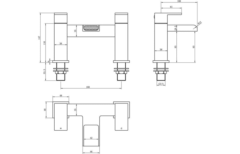 Font Bath Filler - Chrome 0.2 Bar - KPSB105715