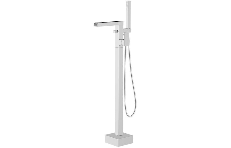 Font Floor Standing Bath/Shower Mixer - Chrome 2.0 Bar - KPSB105717