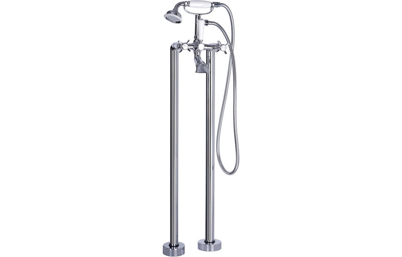 Bourne Floor Standing Bath/Shower Mixer - Chrome 0.5 Bar - KPSB105734