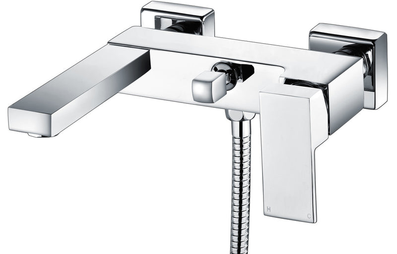 Yarrow Wall Mounted Shower Mixer & Shower Kit - Chrome 2.0 Bar - KPSB105737
