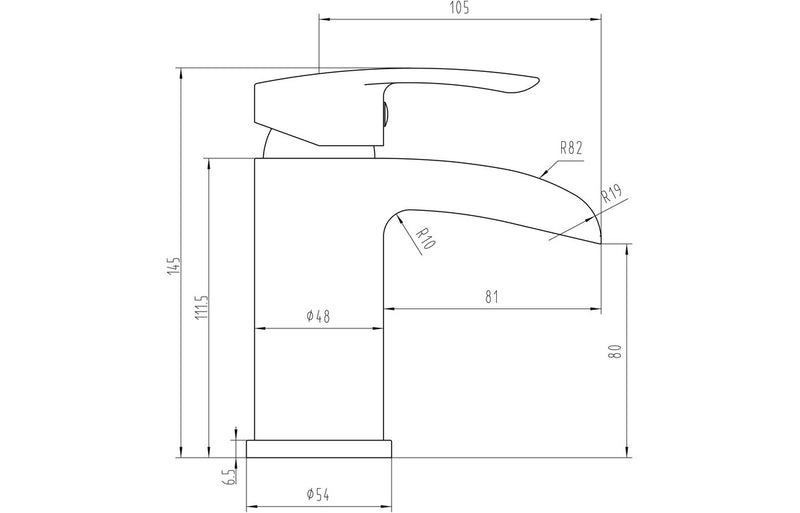 Mersey Basin Mixer & Waste - Chrome 0.5 Bar - KPSB105743