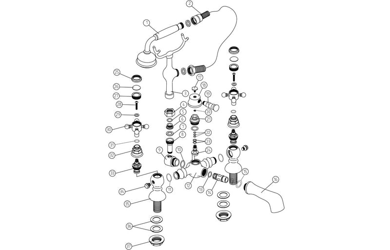 Stour Bath/Shower Mixer & Shower Kit - Chrome 0.1 Bar - KPSB105778