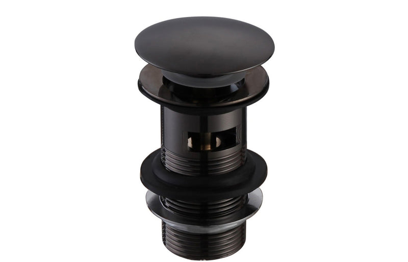 Slotted Mushroom Basin Waste (1 1/4") - Matt Black - KPSB105800