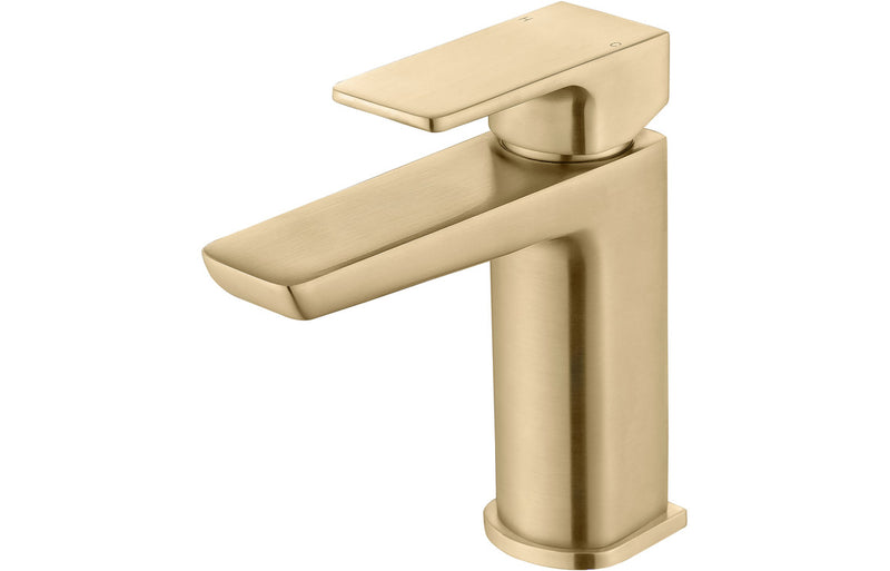 Avon Basin Mixer & Waste - Brushed Brass 0.5 Bar - KPSB105807