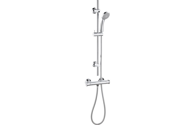 Tide Thermostatic Bar Mixer Shower - Chrome - KPSB105827