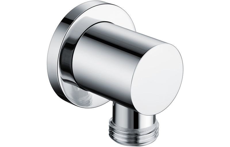 Round Wall Outlet Elbow - Chrome - KPSB105876