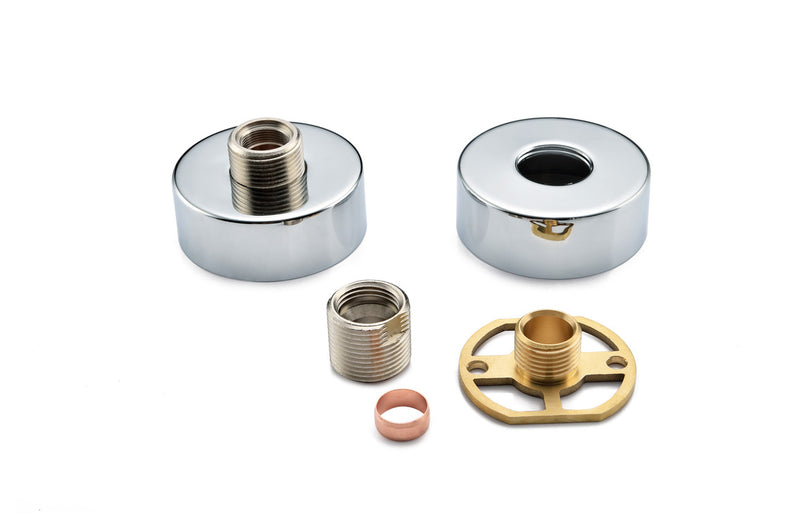 Exposed Shower Valve Fast Fitting Kit Round (Pair) - KPSB105877