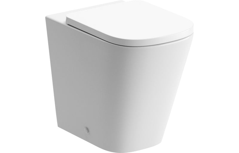Herne Rimless Back To Wall Short Projection WC & Soft Close Seat - KPSB106148