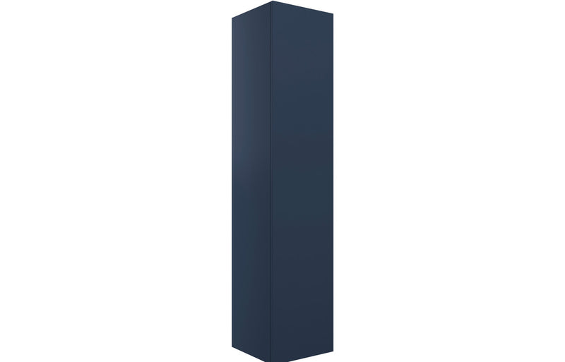Violet 350mm Wall Hung 1 Door Tall Unit - Matt Deep Blue - KPSB106206