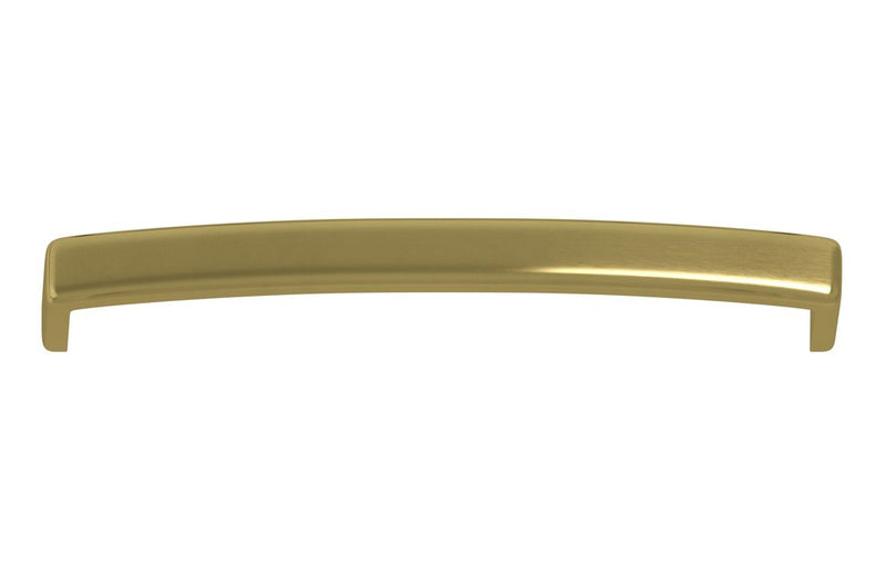 170mm Chunky D-Shape Handle - Brushed Brass - KPSB106213