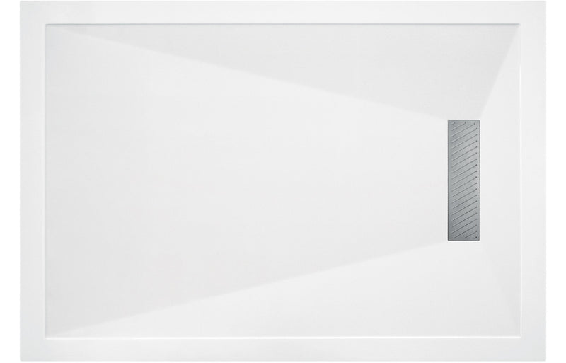 25mm Linear 1700x800mm Slim Rectangular Tray & Waste - KPSB106238