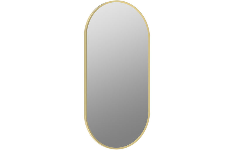 Lucy 800x400mm Oblong Mirror - Brushed Brass - KPSB106265