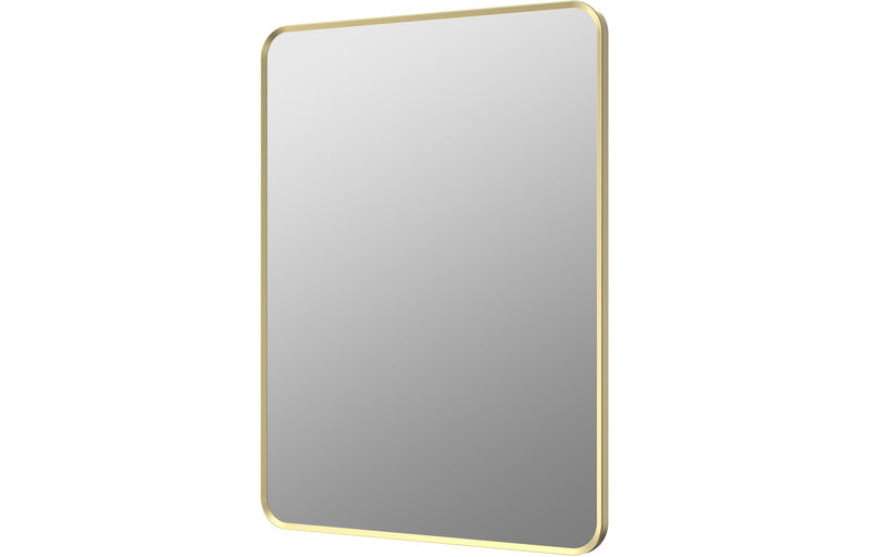 Lucy 600x800mm Rectangle Mirror - Brushed Brass - KPSB106268