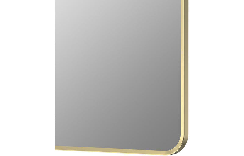 Lucy 600x800mm Rectangle Mirror - Brushed Brass - KPSB106268