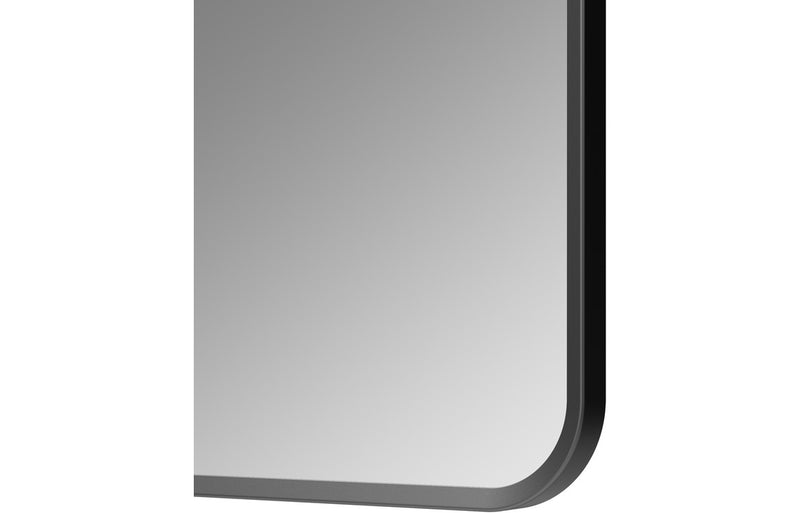 Lucy 600x800mm Rectangle Mirror - Matt Black - KPSB106269