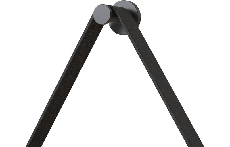 Summer 600mm Round Mirror - Matt Black - KPSB106271