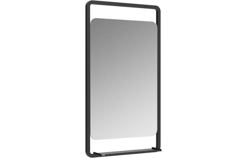 Jasmine 500mm Rectangle Mirror w/Shelf - KPSB106275