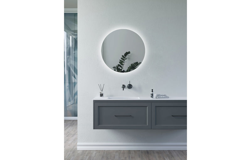 Grace 800mm Round Back-Lit LED Mirror - KPSB106280