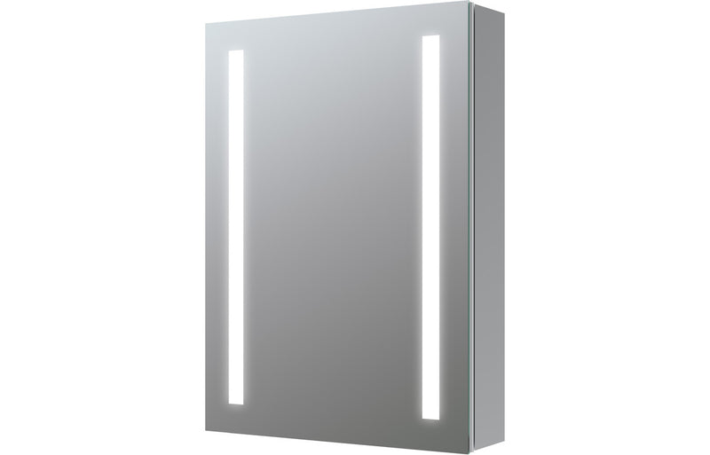 Joshua 500mm 1 Door Front-Lit LED Mirror Cabinet - KPSB106297