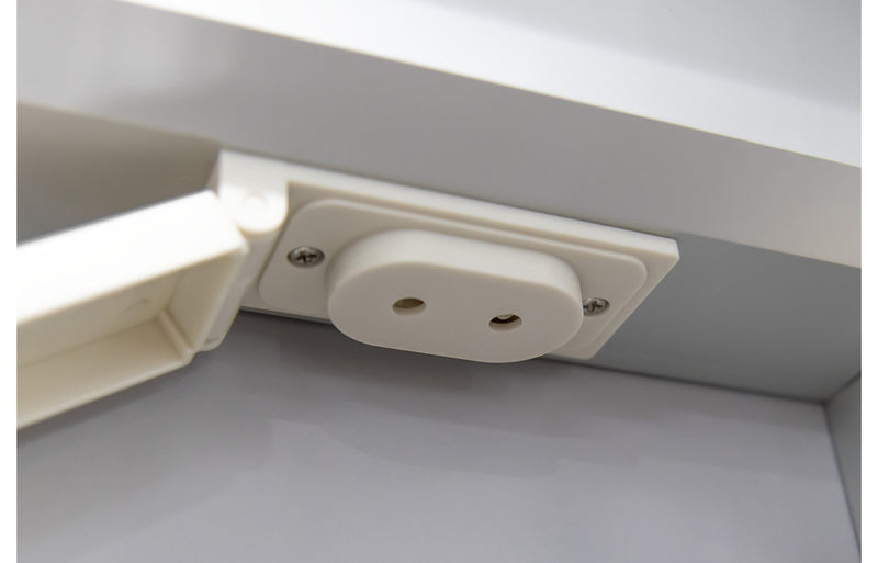 Michael 600mm 2 Door Front-Lit LED Mirror Cabinet - KPSB106300