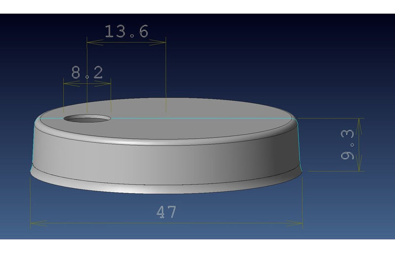 Toilet Seat Cover Caps - White - KPSB106335