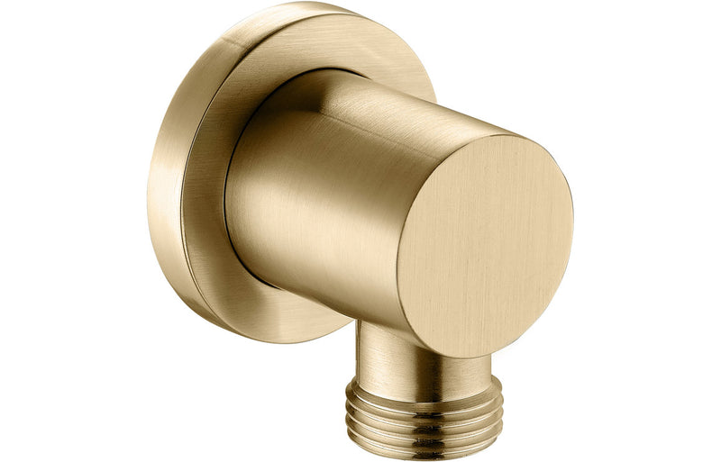 Wall Outlet Elbow - Brushed Brass - KPSB106556