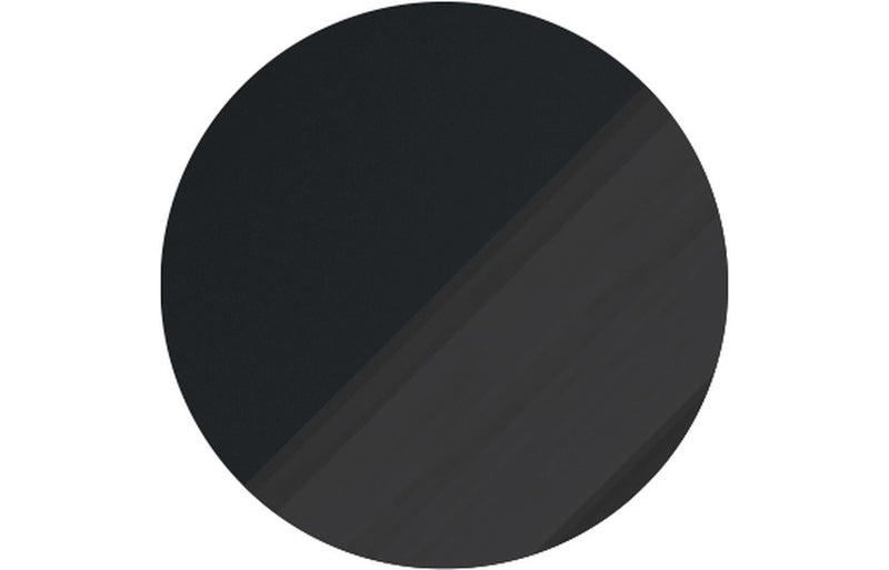 Iris 805mm Wall Hung 2 Drawer Basin Unit & 1TH Co-ordinating Basin - Matt Black & Glass - KPSB106881