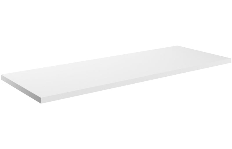 Willow Laminate Worktop (1200x460x25mm) - White Gloss - KPSB106914