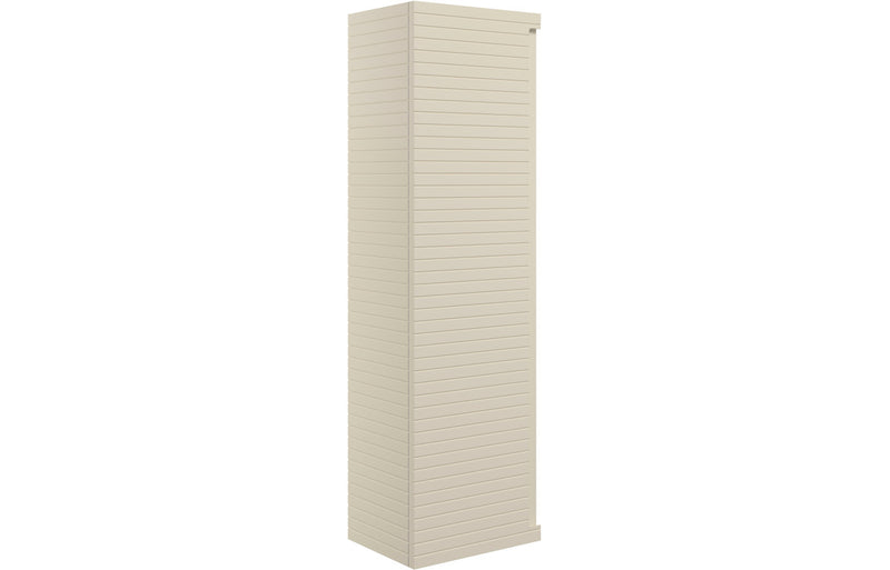 Lily 350mm Wall Hung 1 Door Tall Unit - Matt Cotton - KPSB106927