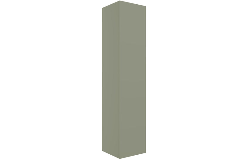 Violet 350mm Wall Hung 1 Door Tall Unit - Matt Olive Green - KPSB106970