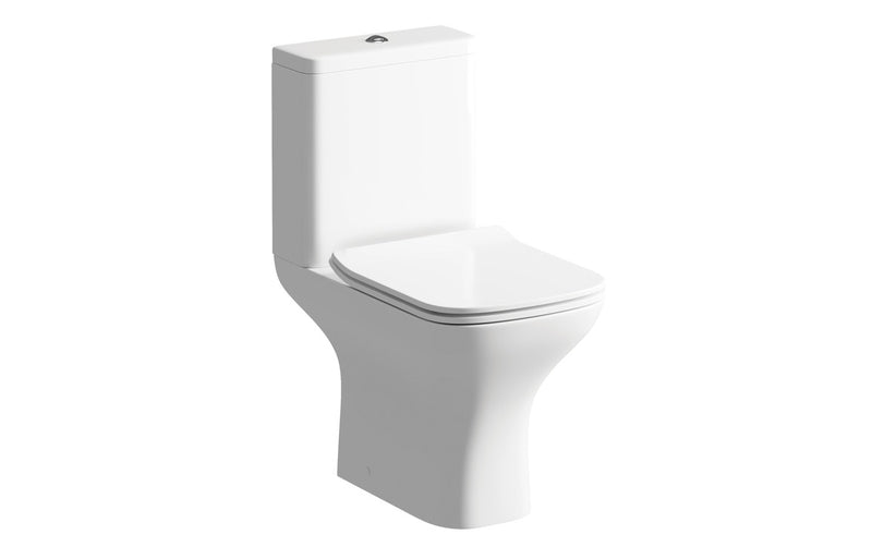 Ash Soft Close Toilet Seat - White - KPSB107419