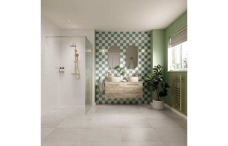 Willow 1180mm Wall Hung 2 Drawer Basin Unit Run (No Top) - Oak - KPSB107494