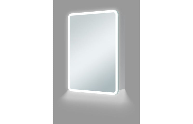 Billy 500mm 1 Door LED Mirrored Cabinet - KPSB107585