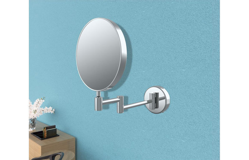 Laura Round Cosmetic Mirror - Chrome - KPSB107592