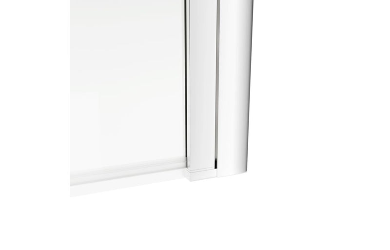 1400mm Square Bath Screen - Chrome - KPSB108067