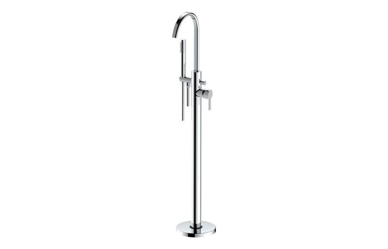 Dart Floor Standing Bath/Shower Mixer - Chrome 1.5 Bar - KPSB108094