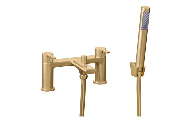 Dart Bath/Shower Mixer - Brushed Brass 0.5 Bar - KPSB108101