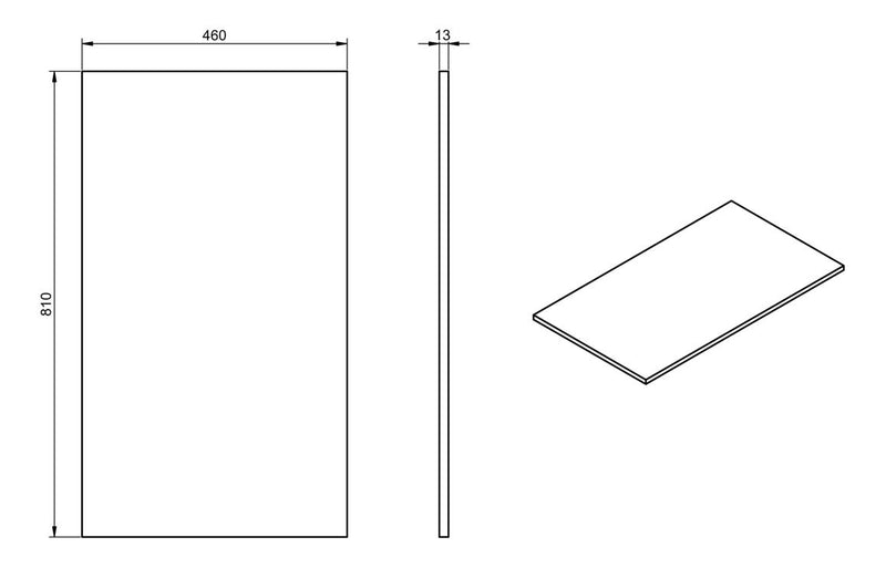 Pansy 800mm Wall Hung 2 Drawer Basin Unit & Top - Matt Clay - KPSB108473