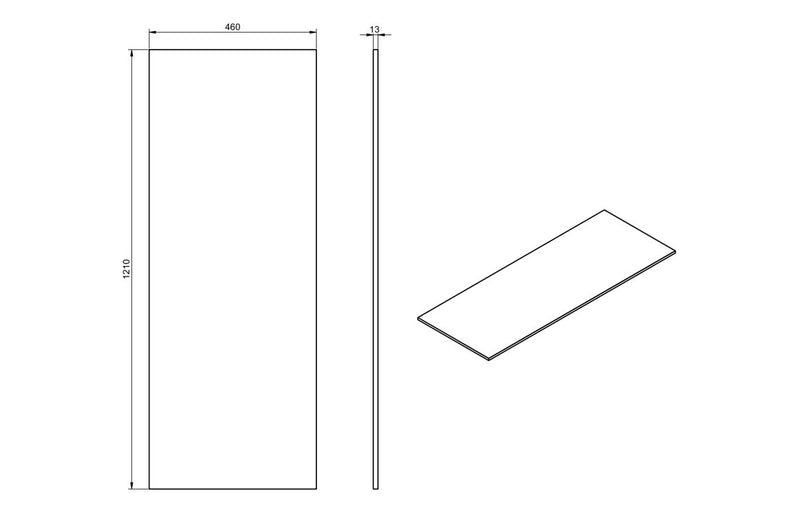 Pansy 1200mm Wall Hung 4 Drawer Basin Unit Run & Top - Matt Cotton - KPSB108475
