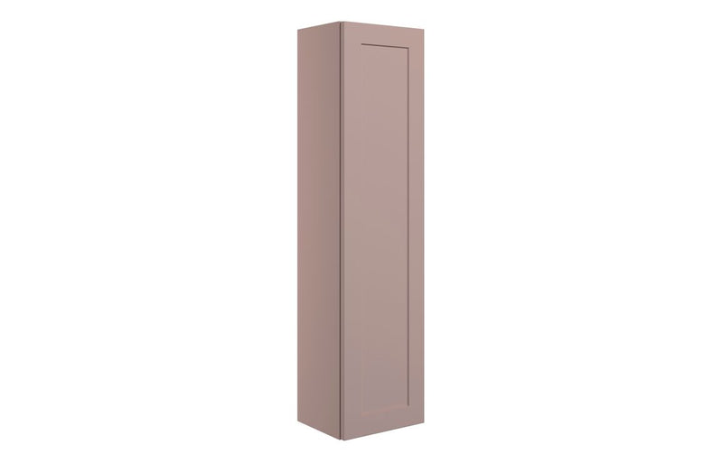 Ivy 300mm Wall Hung 1 Door Tall Unit - Matt Peony - KPSB108525