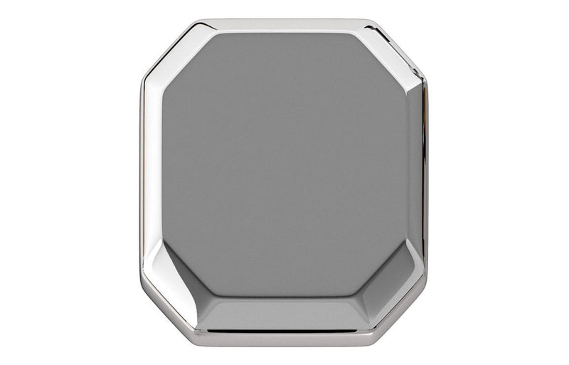 34mm Octagonal Deco Knob - Chrome - KPSB108528