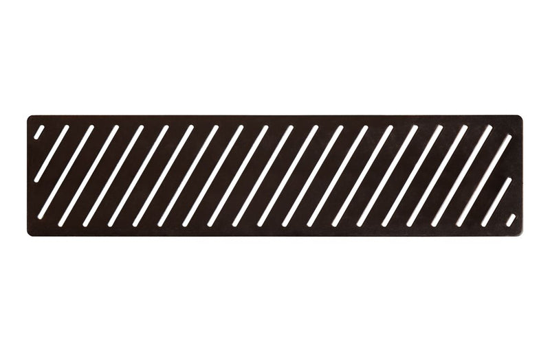 Linear Tray Waste Cover - Matt Black - KPSB108535