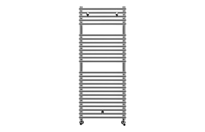Knightsbridge Round Ladder Radiator (500x1190mm) - Chrome - KPSB108539