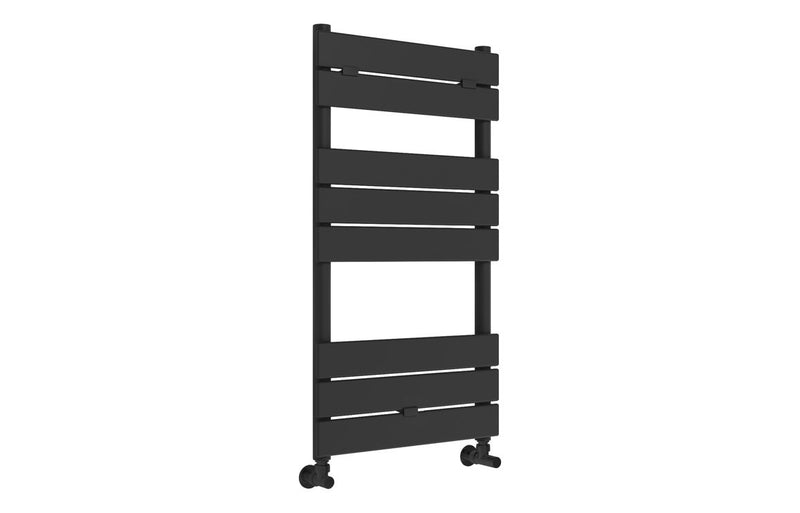 Islington Square Ladder Radiator (500x840mm) - Black - KPSB108550