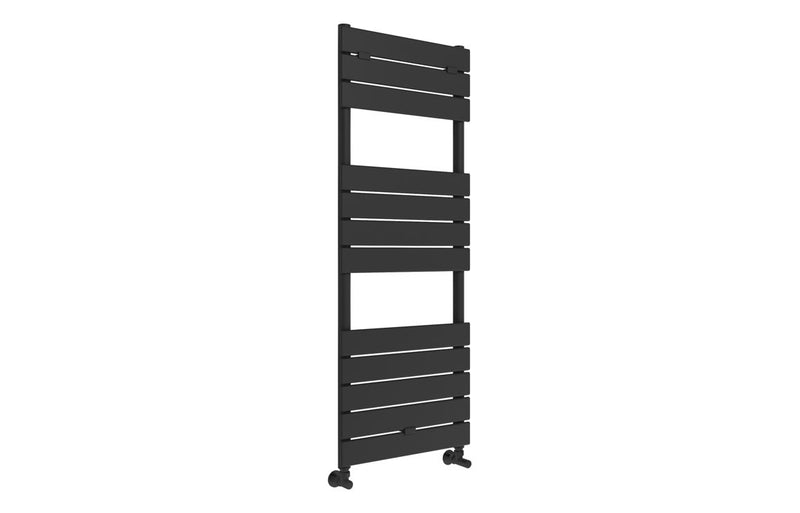 Islington Square Ladder Radiator (500x1200mm) - Black - KPSB108551
