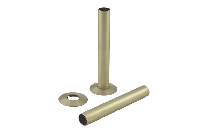 18mm Radiator Pipe Sleeves - Brushed Brass - KPSB108873